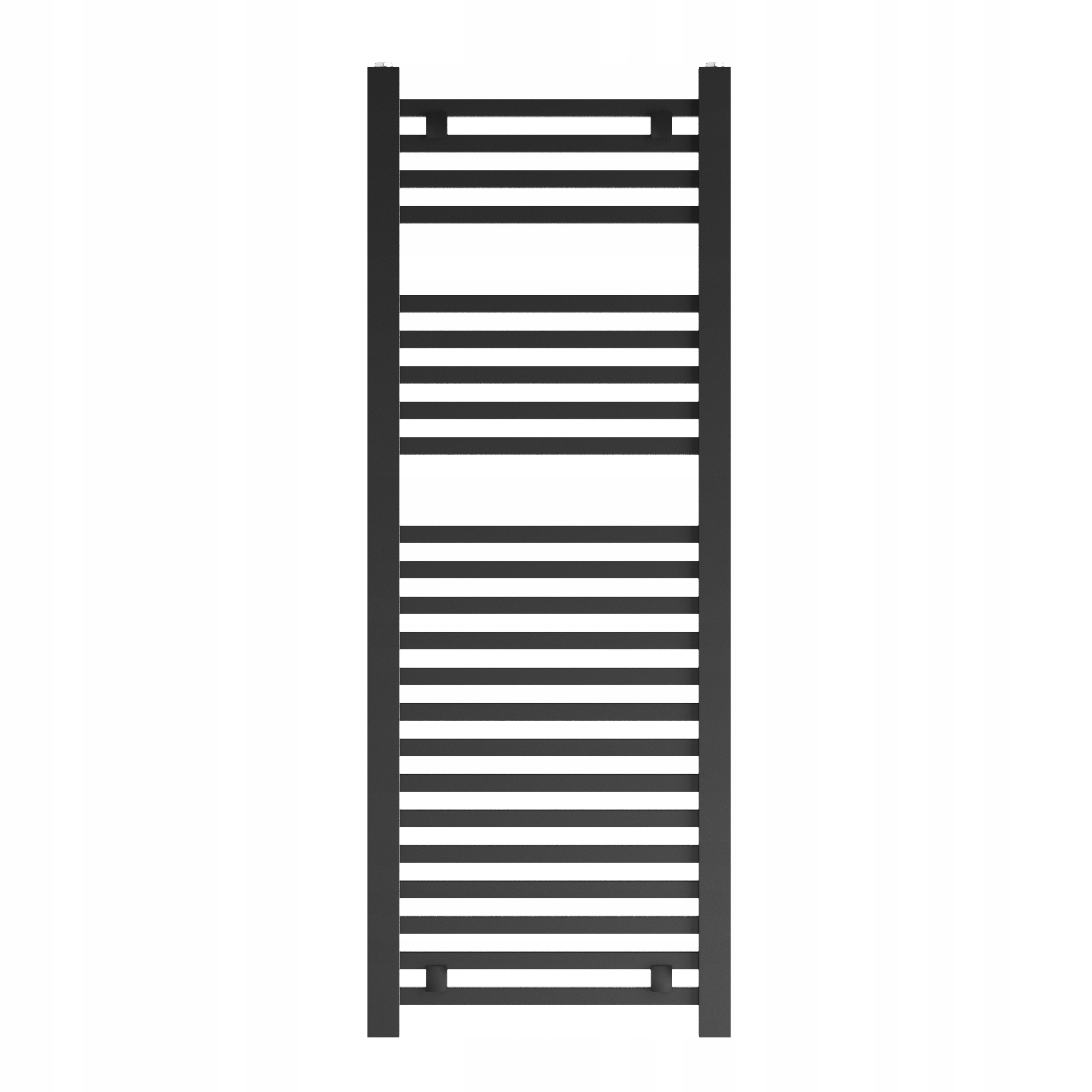 Kúpeľňový Radiátor Čierny Rebríkový 120x45 cm Moderný Ohrievač Bergen
