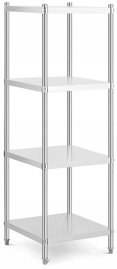 Kovový Regál Royal Catering 60x60x180 cm 200 kg z nerezové oceli
