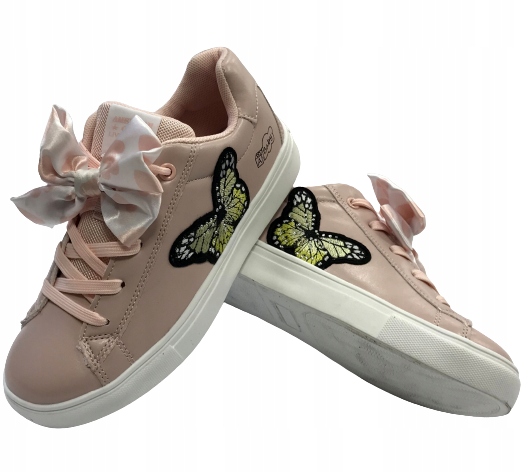 Adidasy Dziewczęce Półbuty Motyl Kokarda Zamek R 34 W 22,30 CM