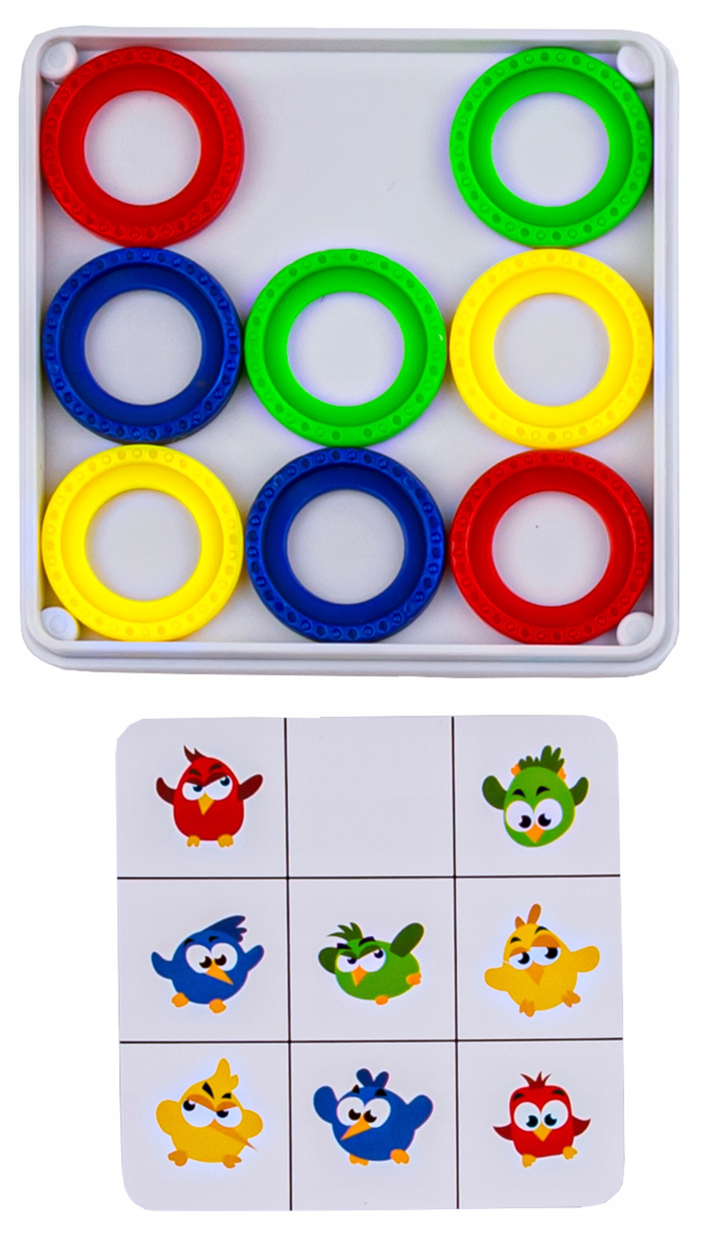 ZRĘCZNOŚCIOWA GRA NA REFLEKS UKŁADANKA KARTY WZORY Kod producenta 5225