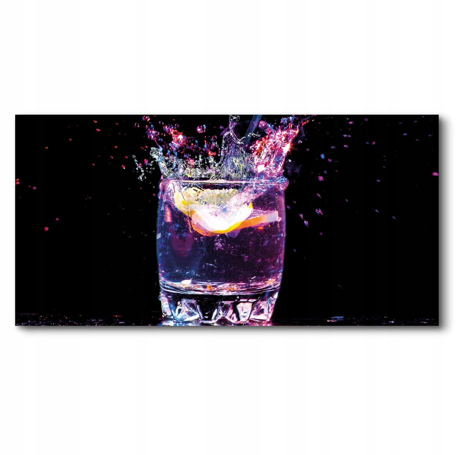

Obraz canvas do salonu napój drink krople 140x70