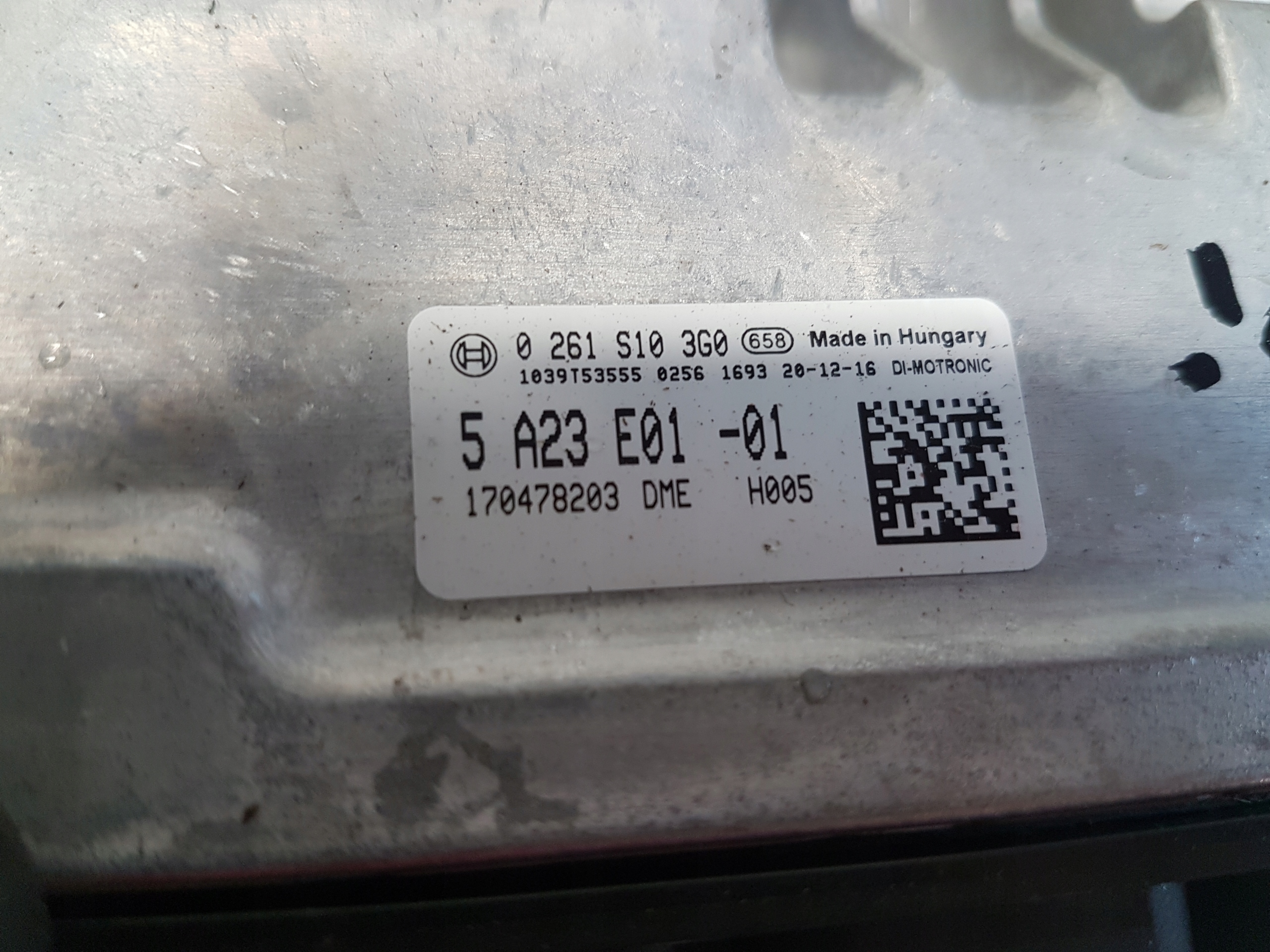 BMW 1 F40 F41 computer Motore 5A23E01