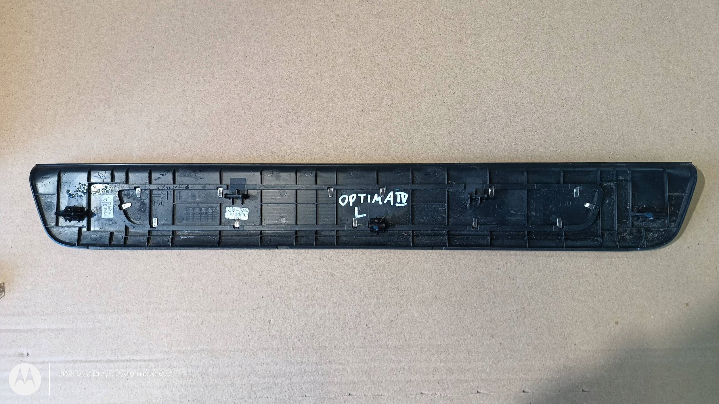 KIA OPTIMA moulding threshold right 85883-D4500 2019R