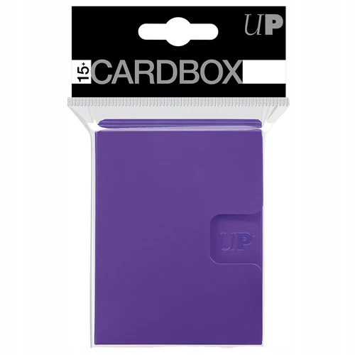 Fioletowe pudełka Ultra Pro Card Box 15+ 3-Pack Cardbox Cube Solid Purple
