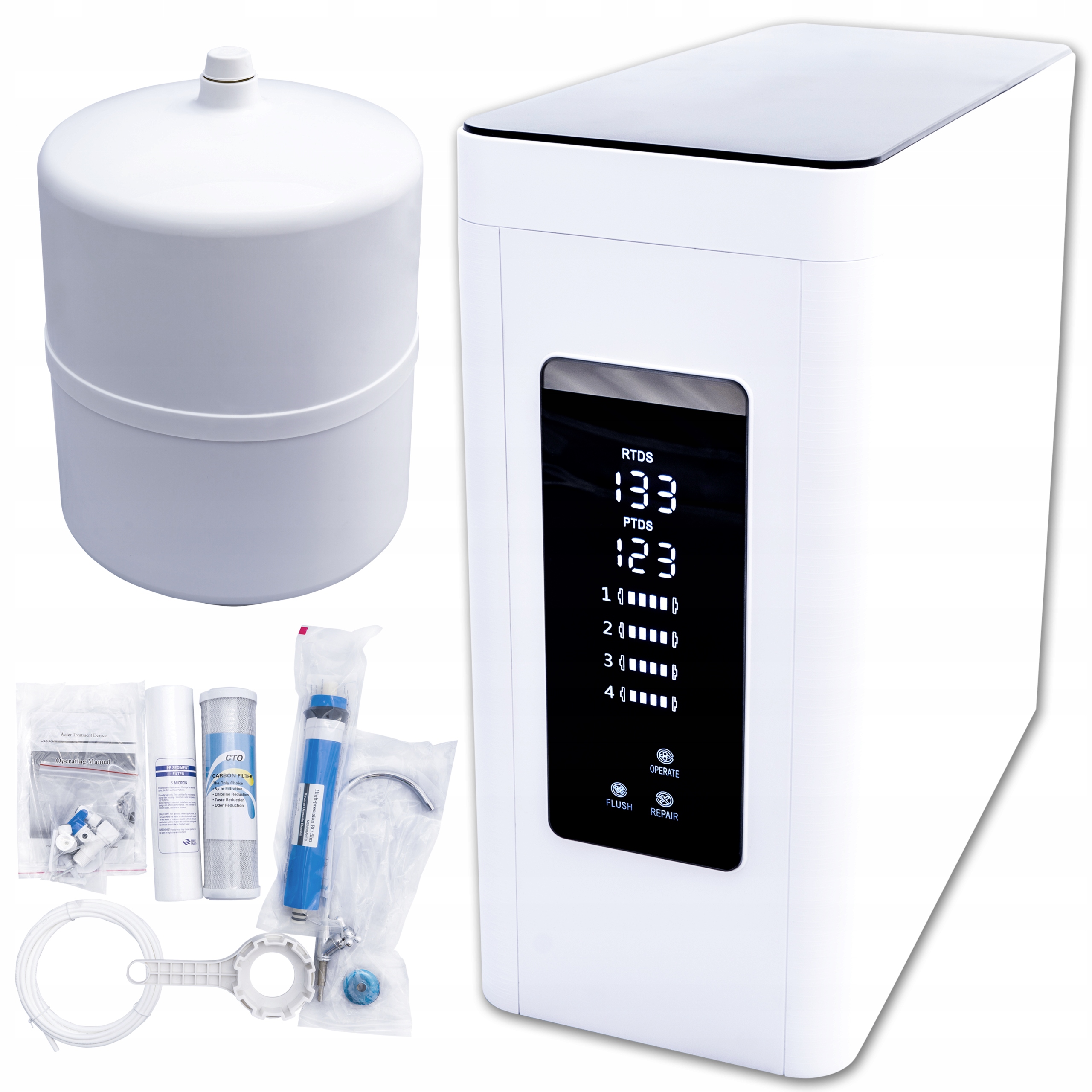 Filtry Na Vodu Aqua Cristal 5 Sada Ro 5 Stupňů Reverzní Osmóza 75GPD