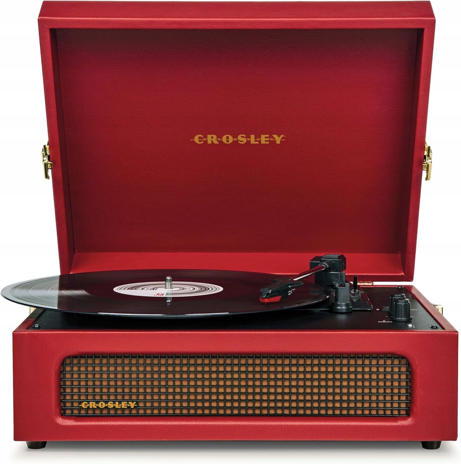 Vinylový gramofón Crosley Voyager, Burgundy