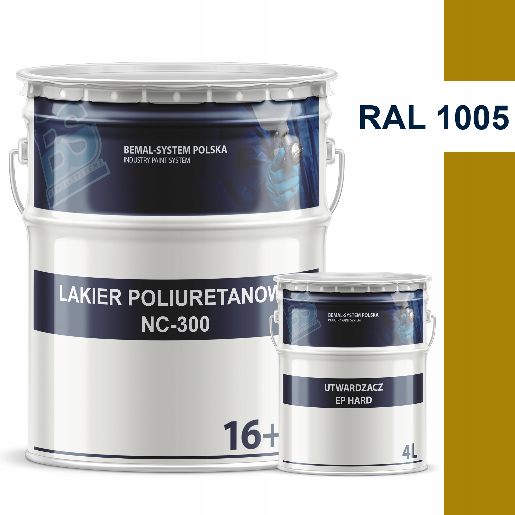 BEMAL FARBA OKRĘTOWA - LAKIER POLIURETANOWY - 20L - RAL 1005