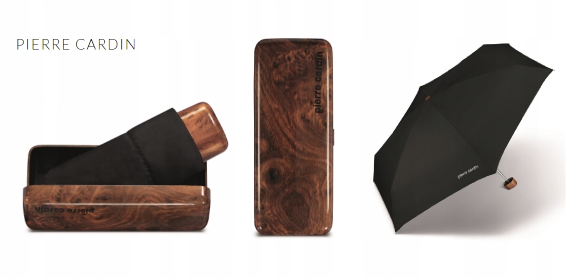 

Parasol Męski Pierre Cardin Mały Kieszonkowy Etui