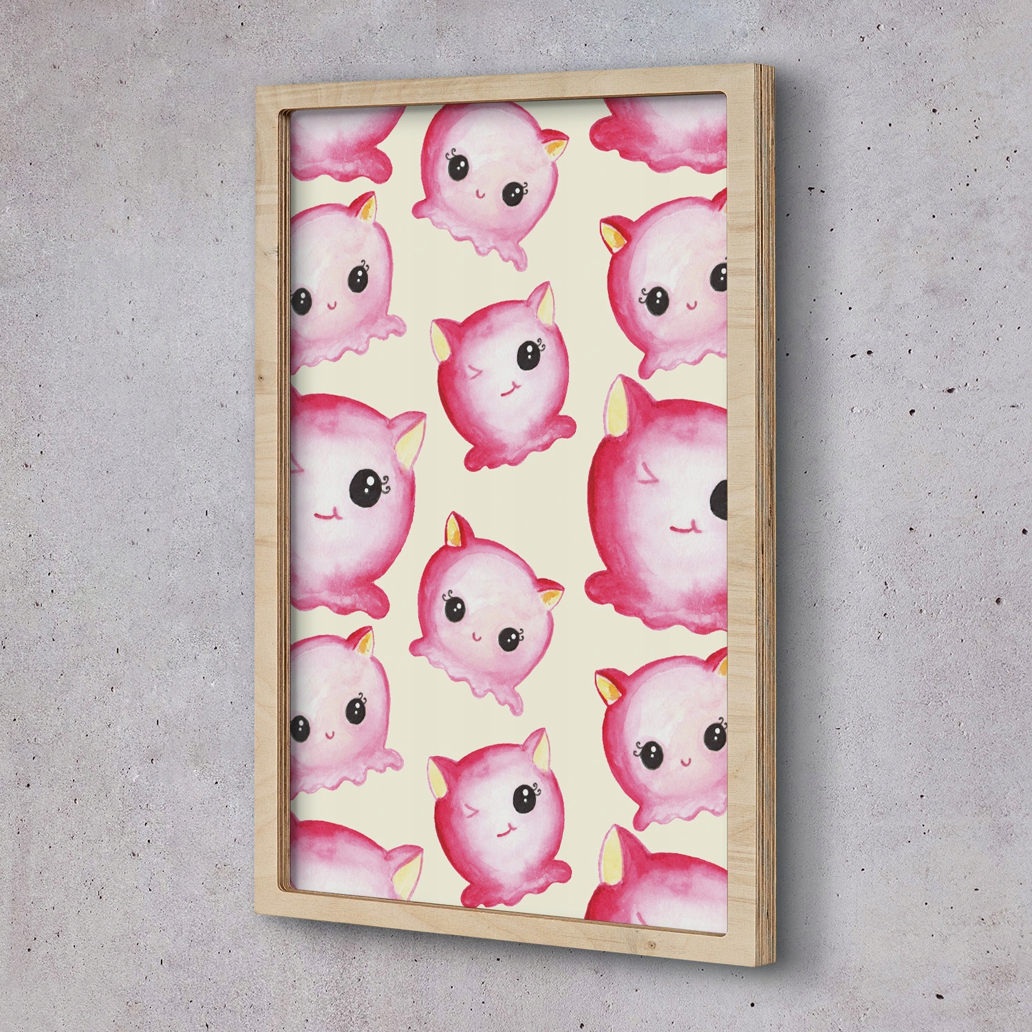 Obraz v rámu na zeď Příšerky miny pohádka 40x60