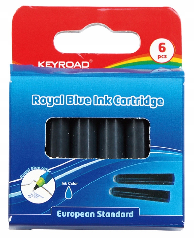 

Naboje do piór Keyroad 6szt zawieszka niebieski