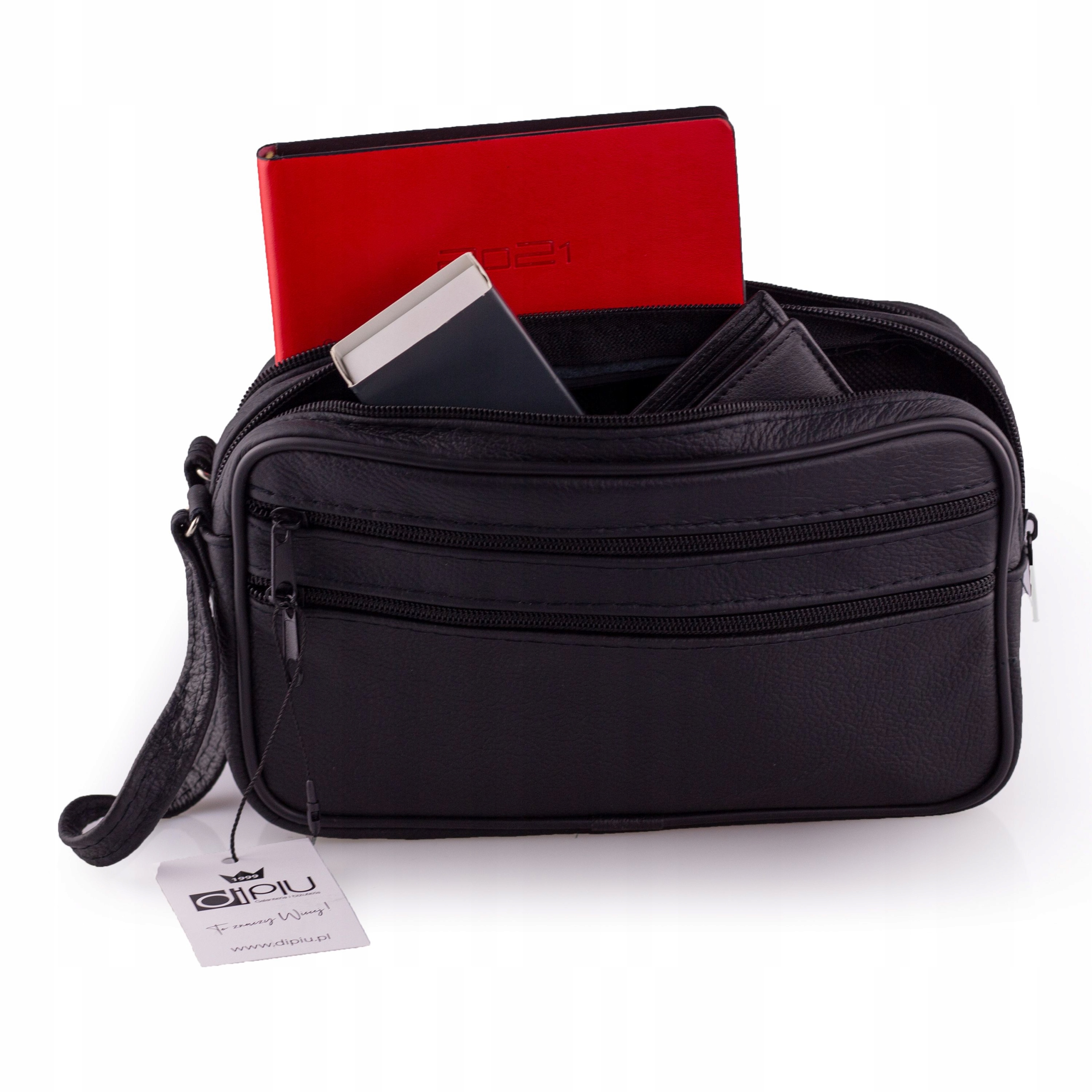 Saszetka Męska Skórzana DIPIUdoRęki Wielozadaniowa Kod producenta S-10