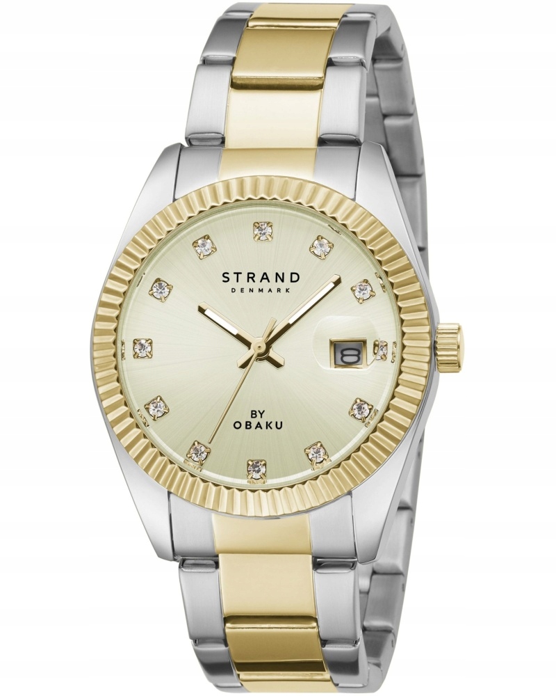 Nový originální japonský dámský hodinkový strojek Strand by Obaku gravírování
