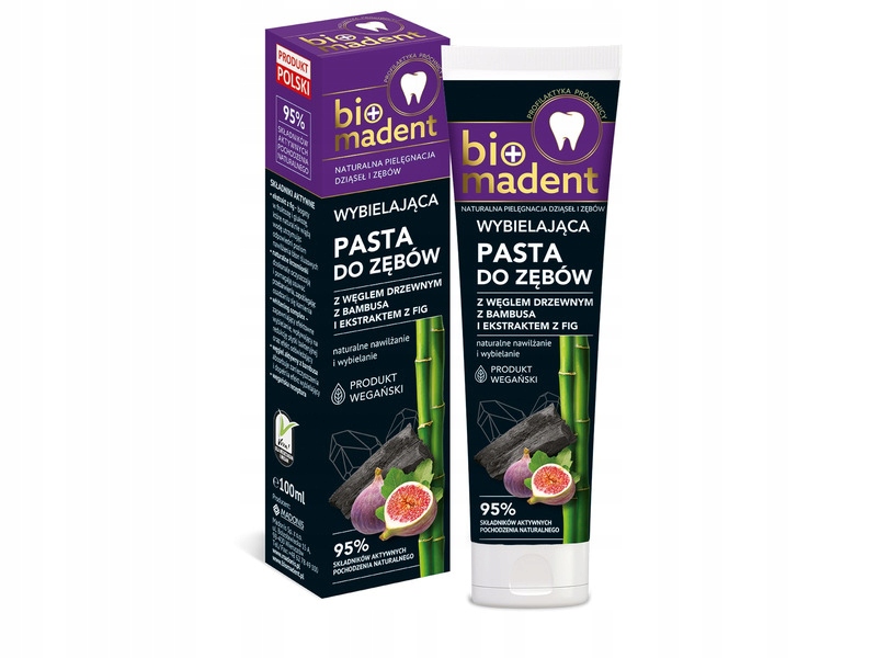 

Pasta do zębów Bio Madent z węglem drzewnym 100 ml