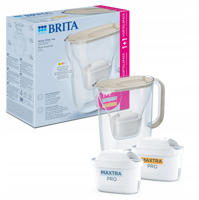 Filtrační konvice Style Essential se 2 filtry, písková