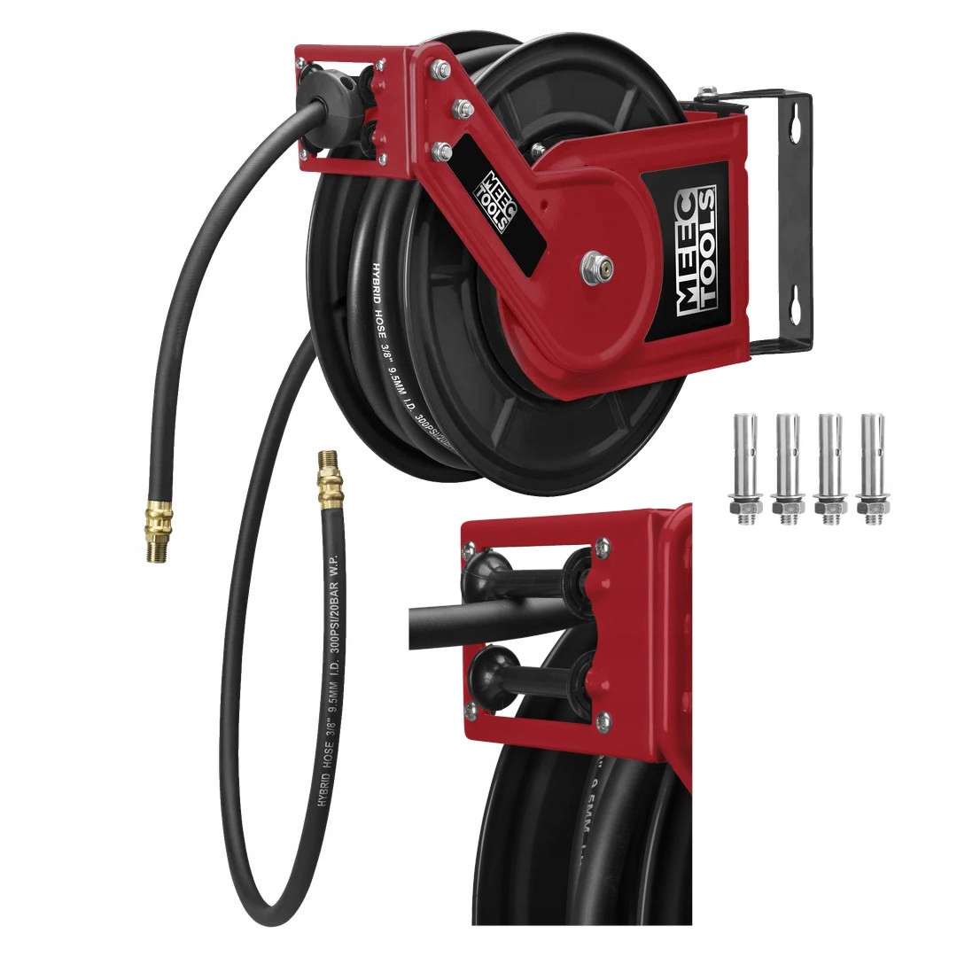 Zwijak bęben węża sprężonego powietrza 15m 3/8