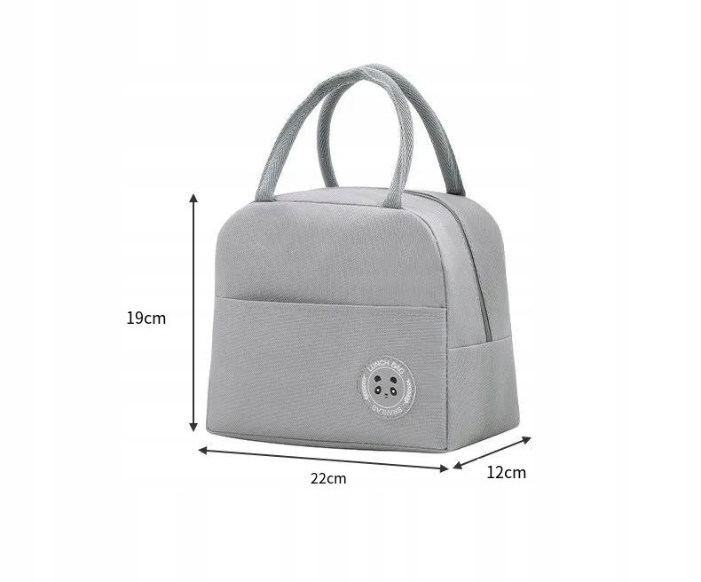 Torba termiczna Śniadaniowa Turystyczna Lunch box malinowy EAN (GTIN) 5904161099871