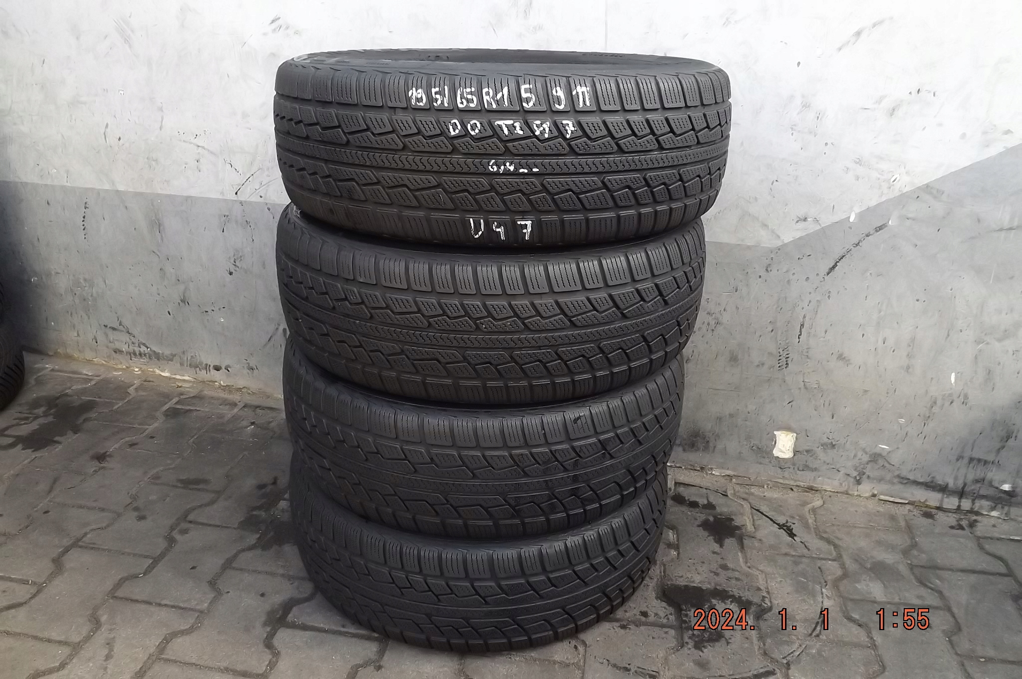 [U47] 4XZIMA 195/65R15 91T ACHILLES WINTER 101X & Model inny