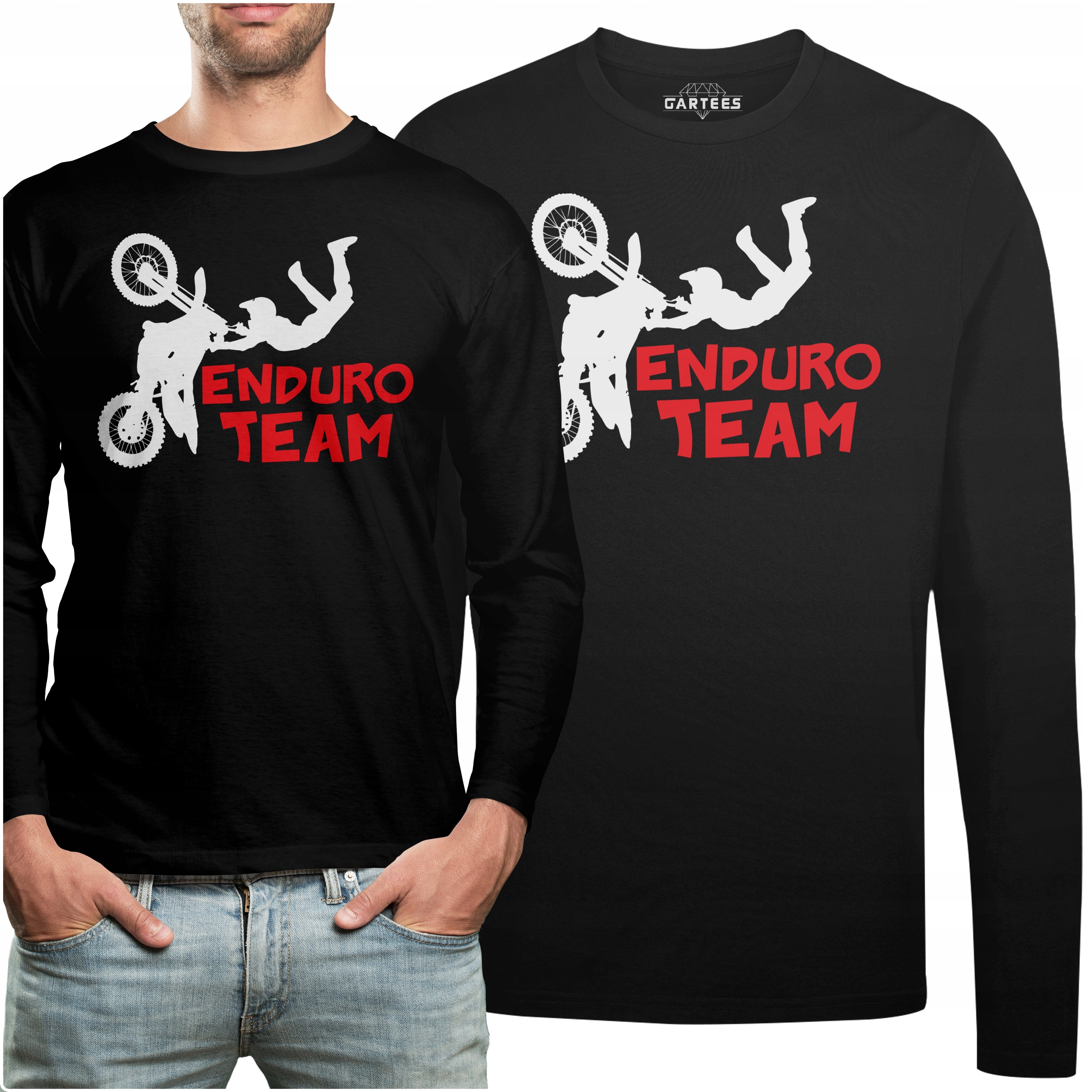 

Koszulka Long Prezent Napis Enduro Team