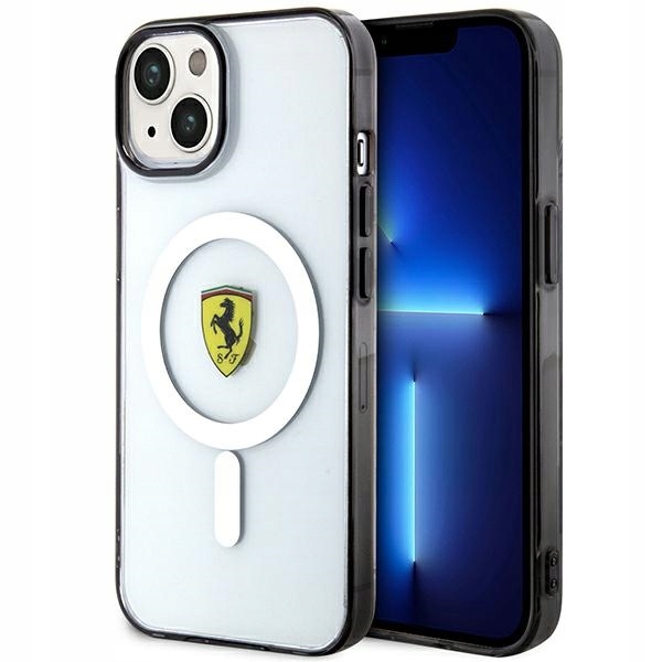Pouzdro Ferrari FEHMP14MURKT pro iPhone 14 Plus 6,7" průhledný/transparenové