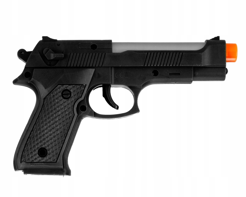 PISTOLET POLICYJNY Z ŚWIATŁEM I DŹWIĘKIEM 3 KOLORY Wiek dziecka 3 lata +