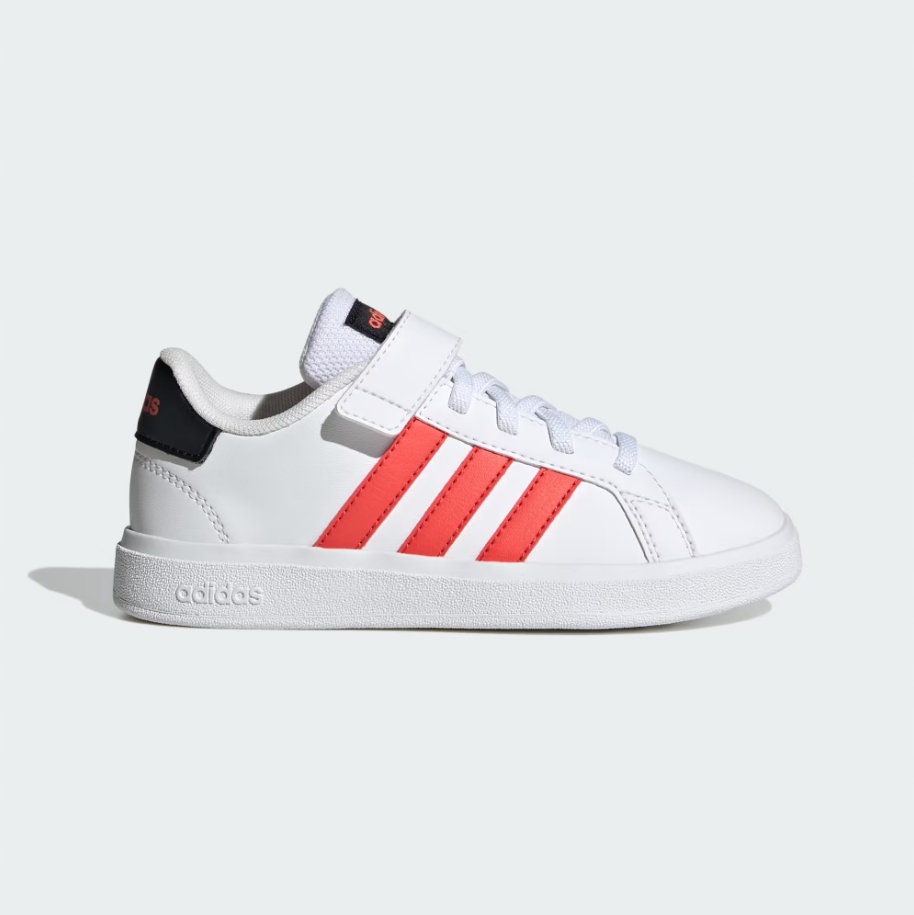 Buty Adidas Grand Court 2.0 El IG4840 rozmiar 30 dziecięce Biały/Czerwony