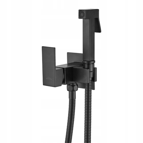 Podomietková Bidetová Batéria Čierna, Kovové Slúchadlá