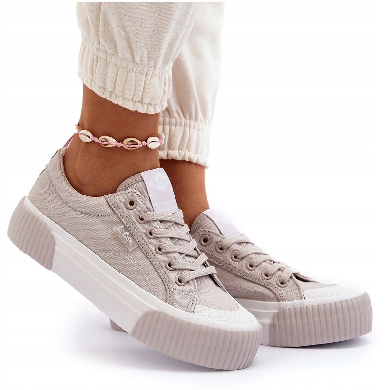 Trampki Damskie Na Grubej Podeszwie Lee Cooper LCW-24-31-2178 Szare 40