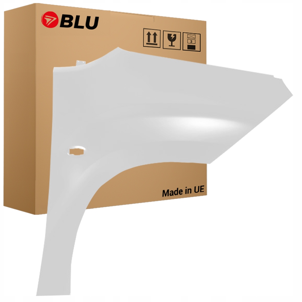 Blu Blatník Peugeot Partner III 3 Ewp pravý bílý 18-23 přední Blan Banquise