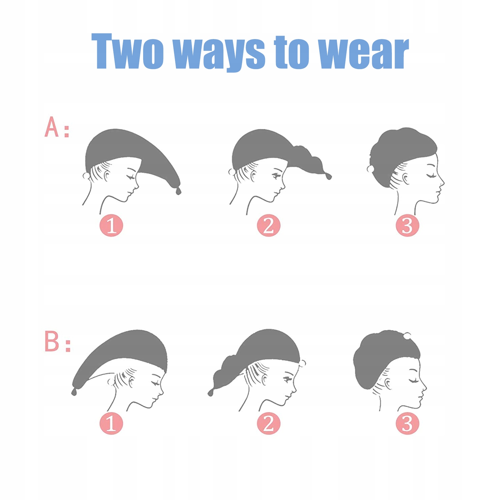 2pcs Quick Dry Cap Hair Drying Cap Marka inna marka