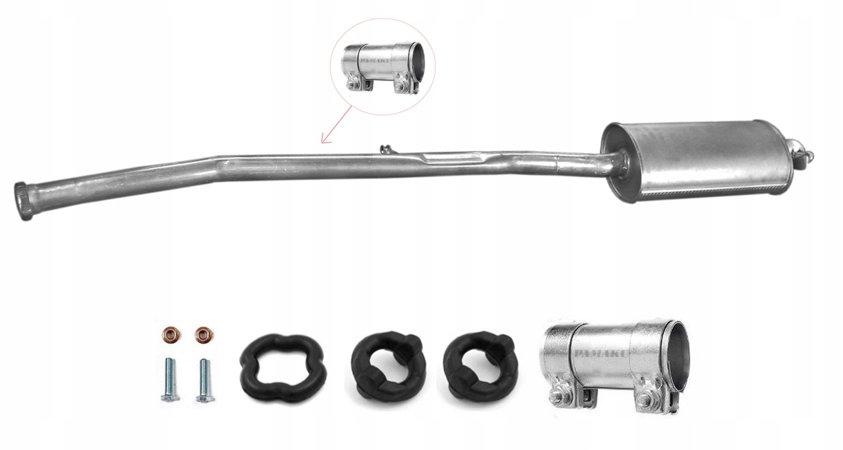 Bmw 3 E36 325 2.5 Tds 85-105 kW (1992-1998) Sedan Kombi Tlumič