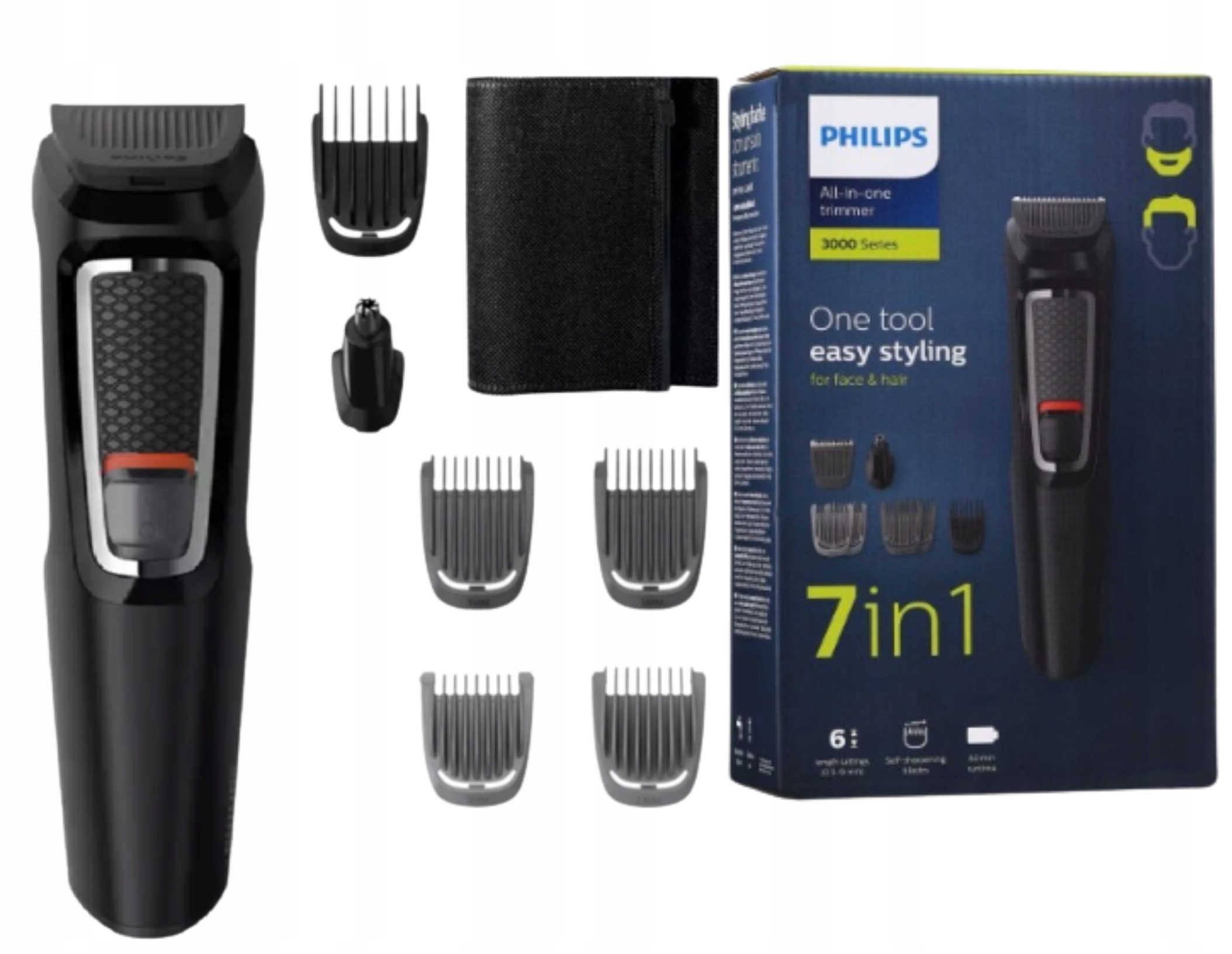 Trymer uniwersalny Philips Mg 3720/15 7w1 Multigroom Seria 3000