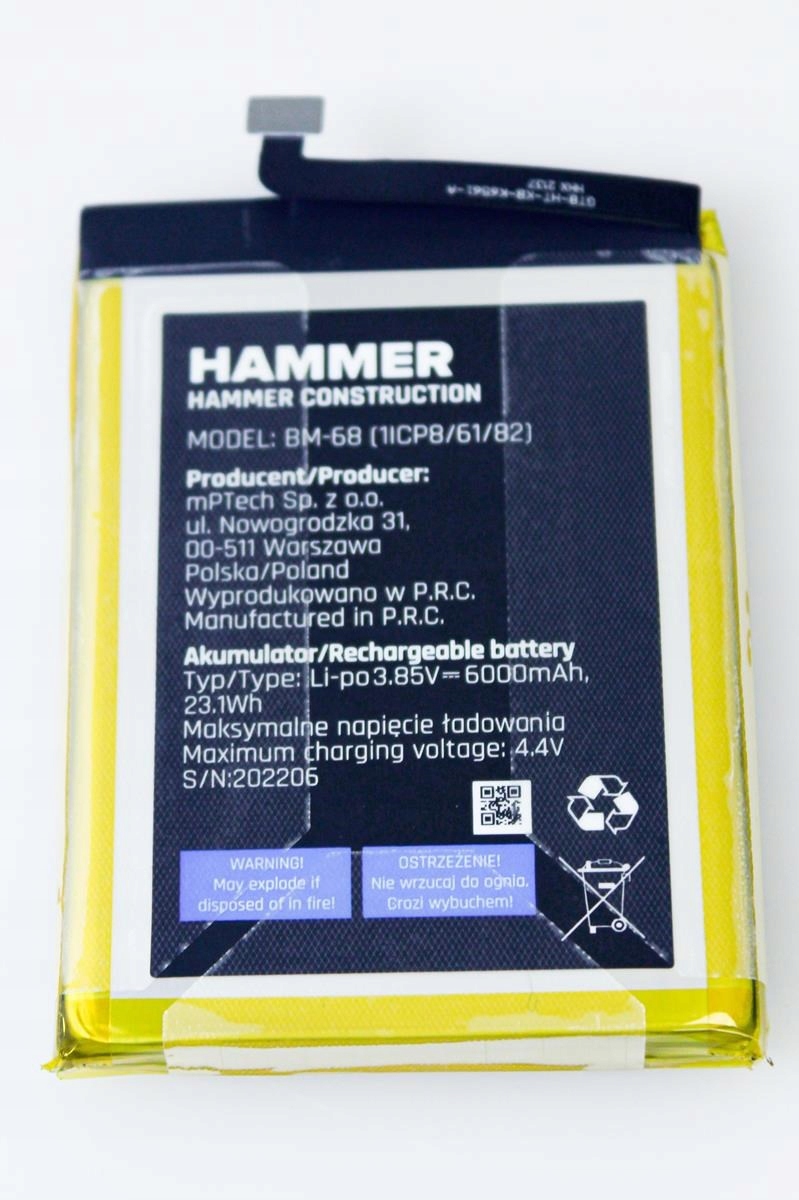 Hammer Construction bateria nowa
