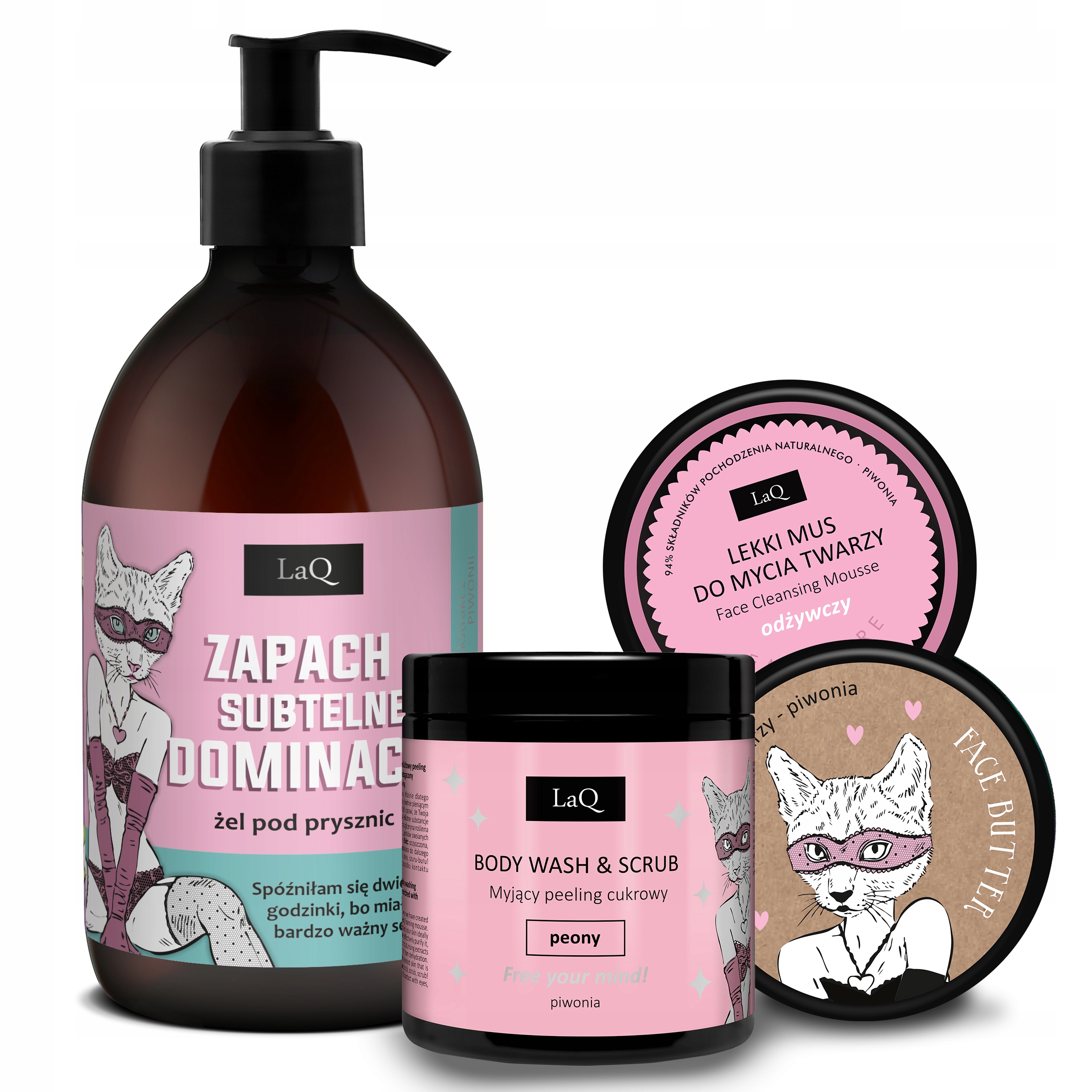 LaQ Kosmetická sada Pivoňka – Vonná péče pro ženy