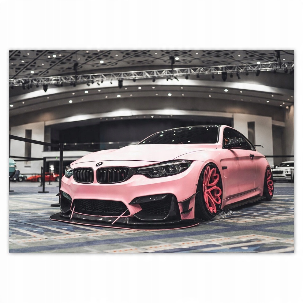

Naklejki 70x50 Różowe Bmw