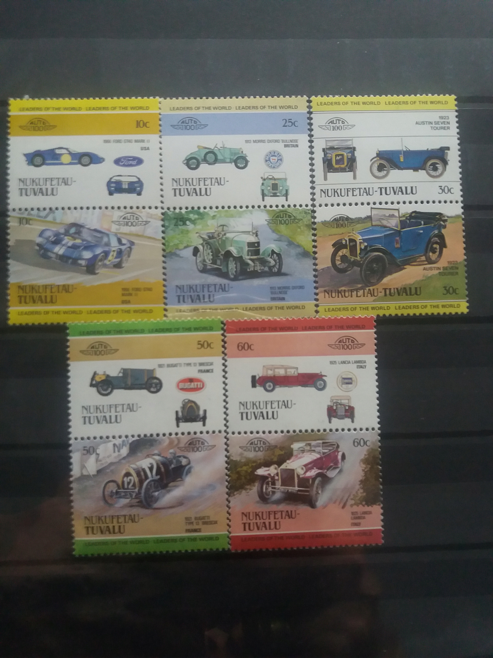 Tuvalu zestaw samochody