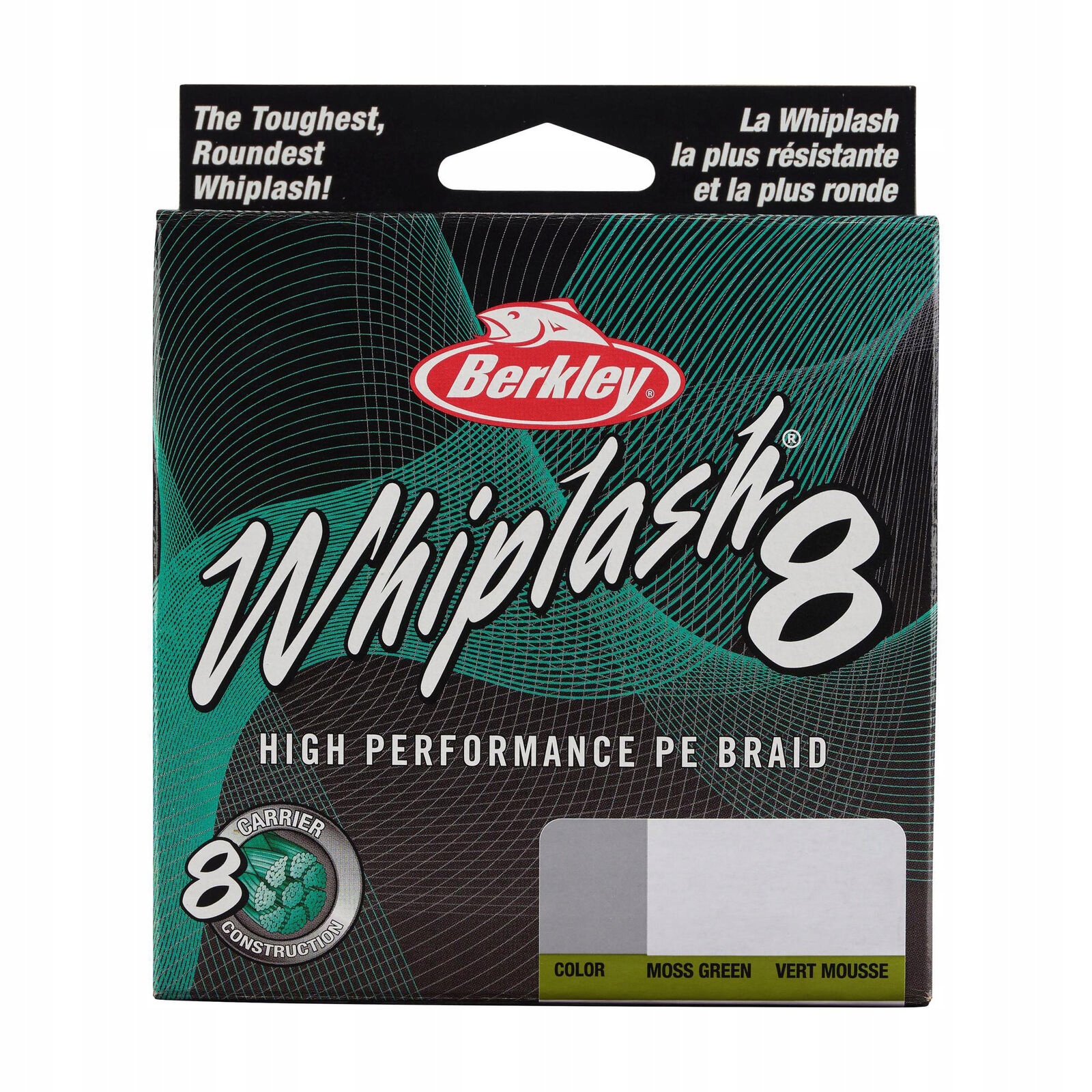 Berkley Whiplash 8X Splot Green 150M 0.25 MM