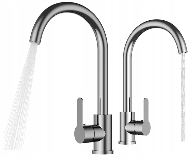 Kuchynská Batéria Prestige Plus Chróm, Zaoblená Výtoková Nádrž Na Umývadlo