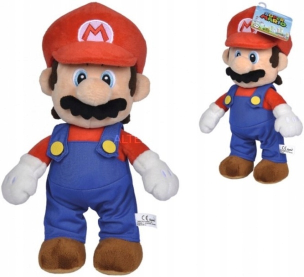 Super Mario. Plyšový maskot Mario 30 cm 9231010