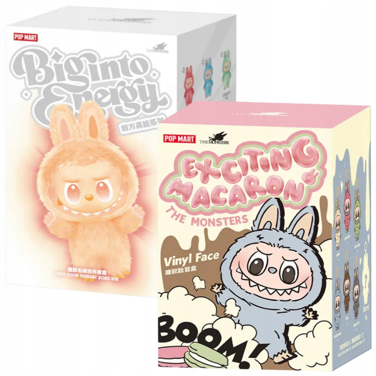 LABUBU 2体セット MASKOTKA LABUBU ZESTAW 2w1 BIG INTO ENERGY - EXCITING