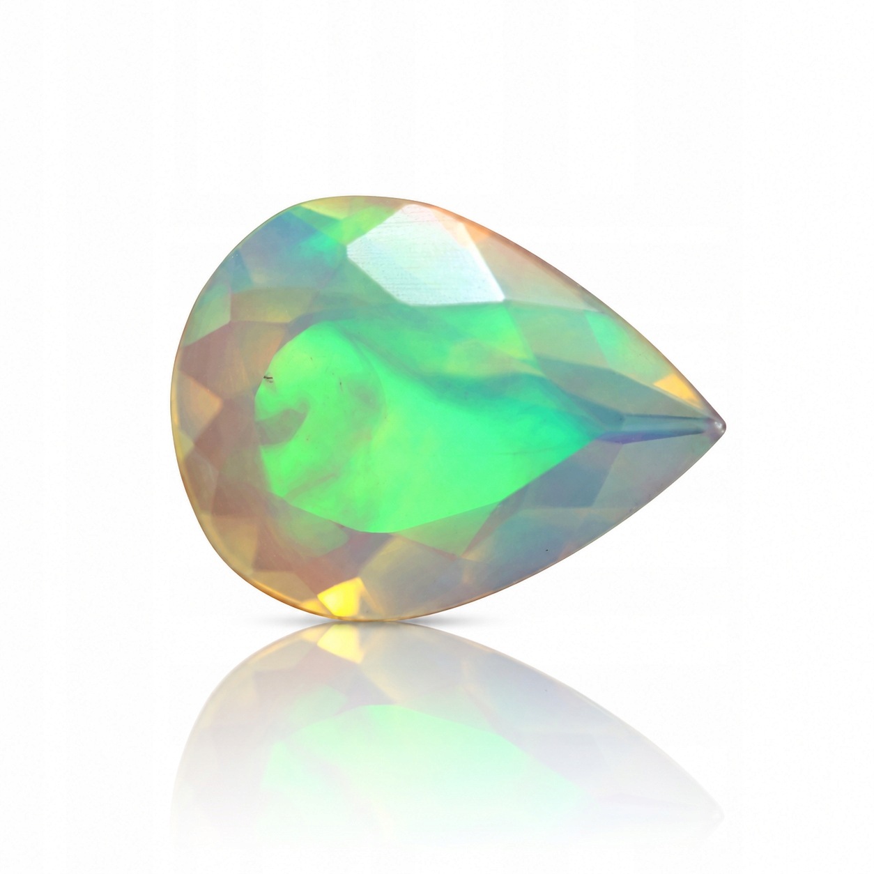 Přírodní opál 1.02 ct Lžička Etiopie certifikát Wbd