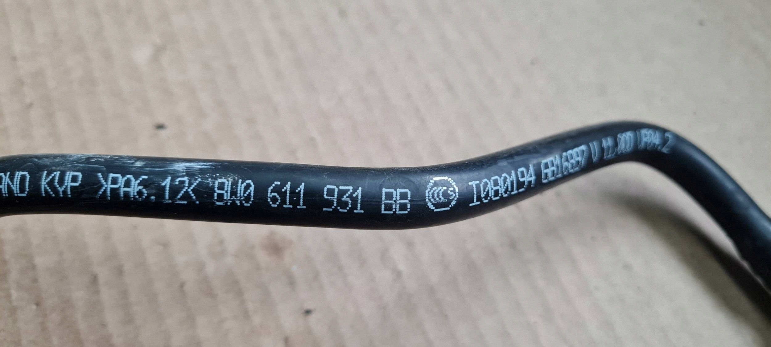 A4 B9 8W wiring vacual 2.0 TDI 8W0611931BB A5 8W