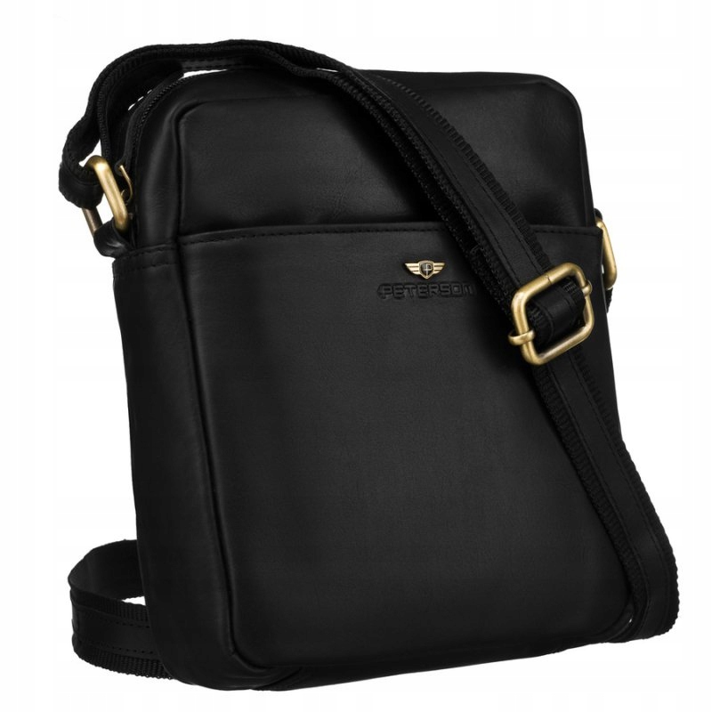 Kabelka Přes Rameno pánská městská kožená crossbody taška Peterson