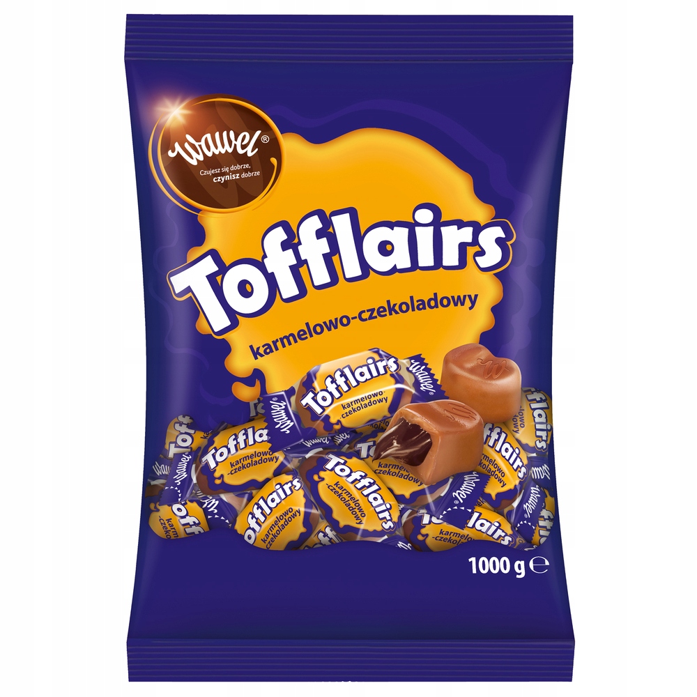 Levně Wawel Tofflairs Karamelovo-čokoládový 1KG