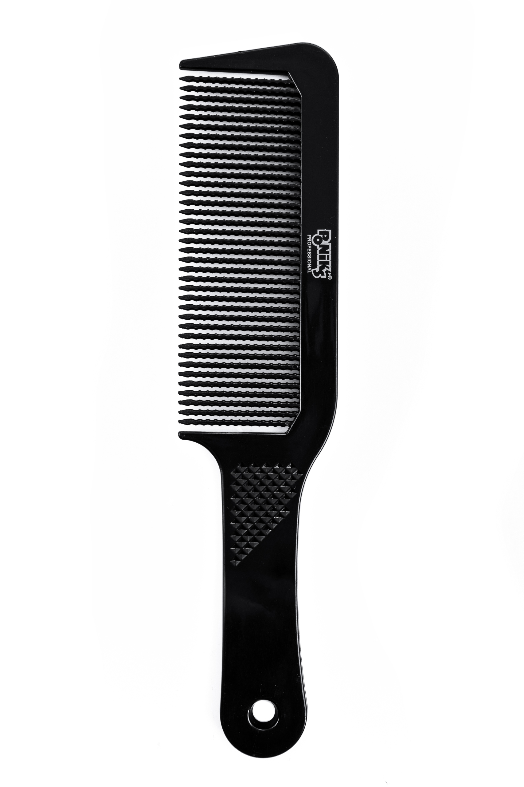 Grzebień KARBOWANY Fryzjerski Barberski Czarny Do Strzyżenia Włosów Z Fala Marka Ponik's