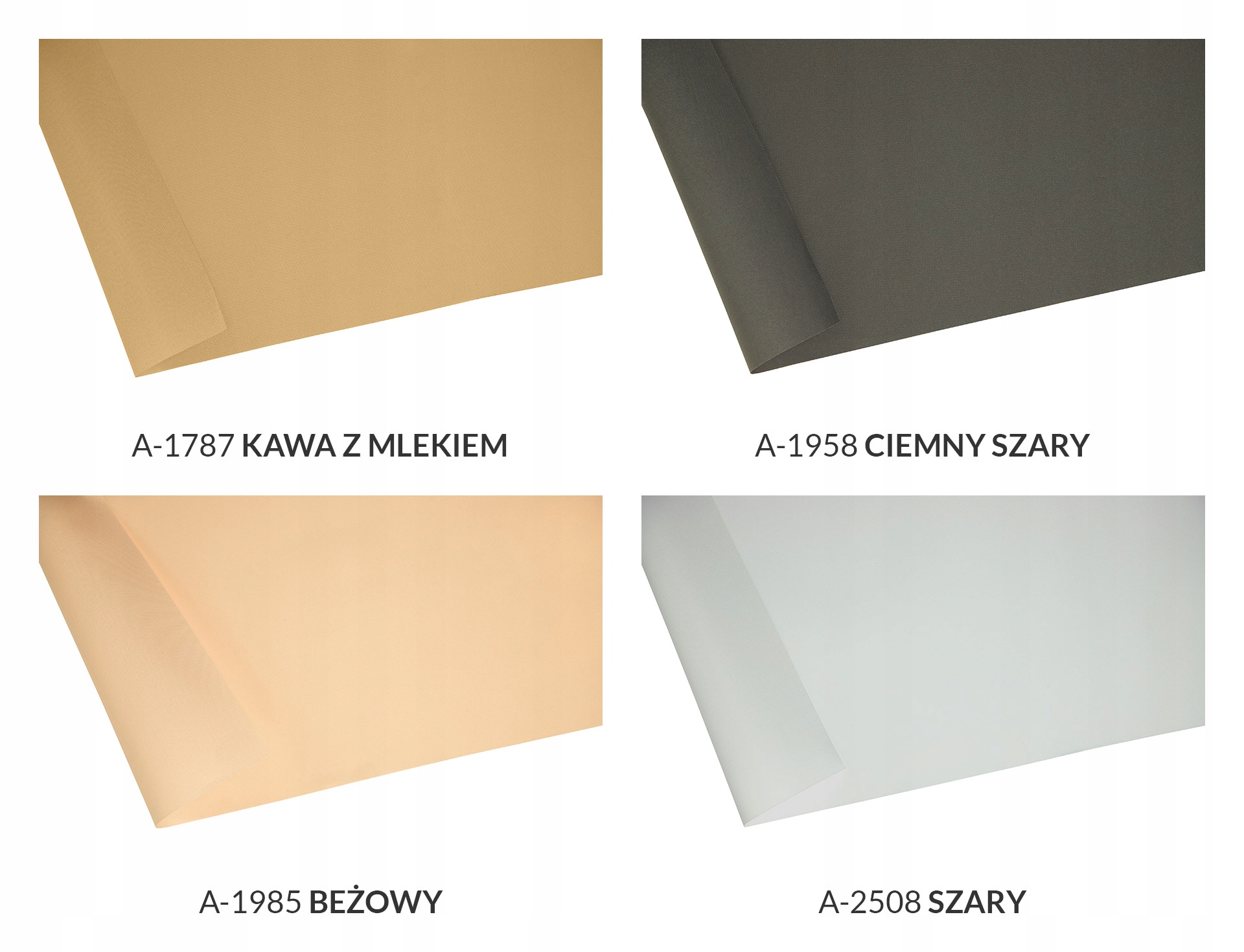 ROLETY W KASECIE ALU WEWNĘTRZNE Z PROWADNICA Szerokość produktu 1 cm