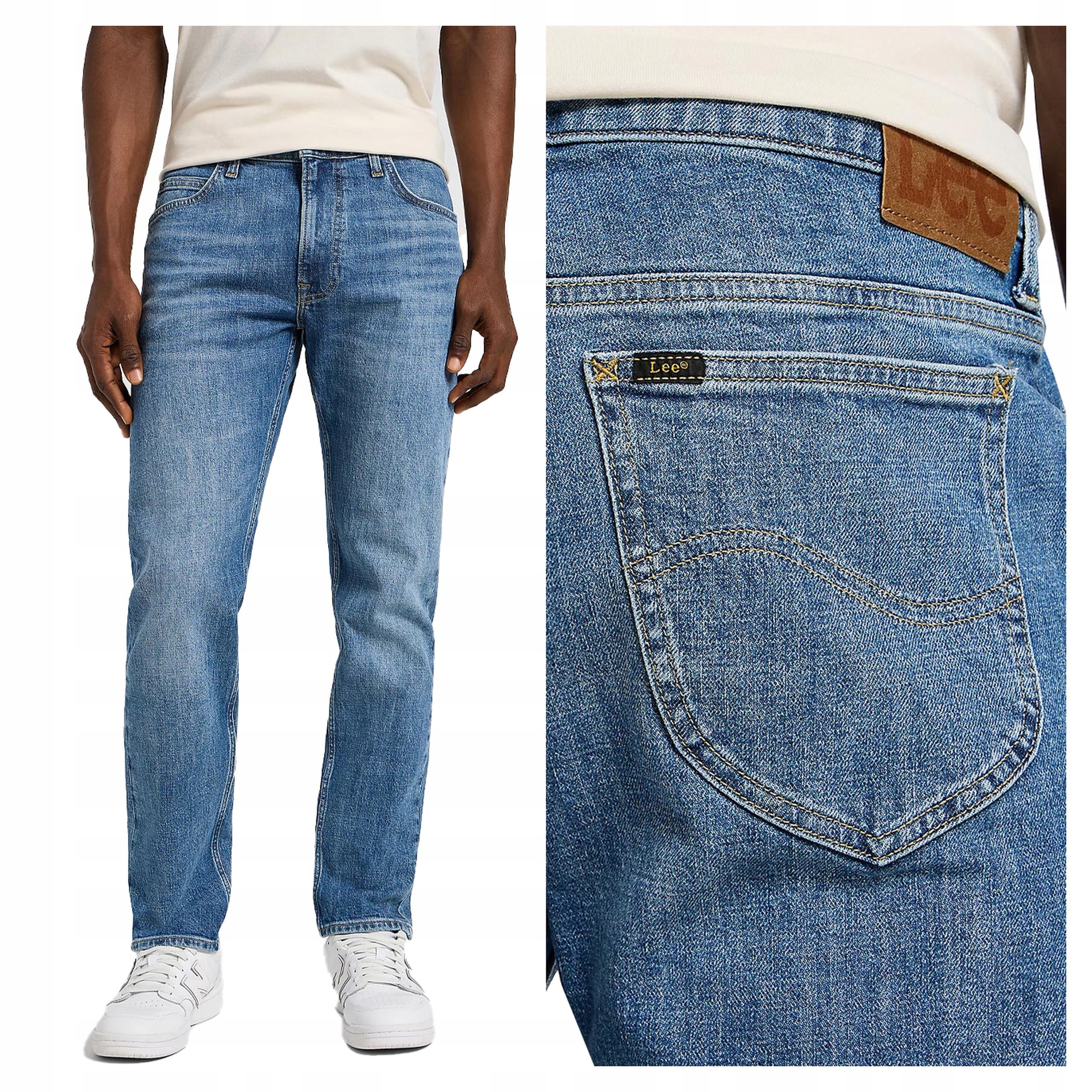 Pánské přiléhavé džínové kalhoty Lee Rider 36/34