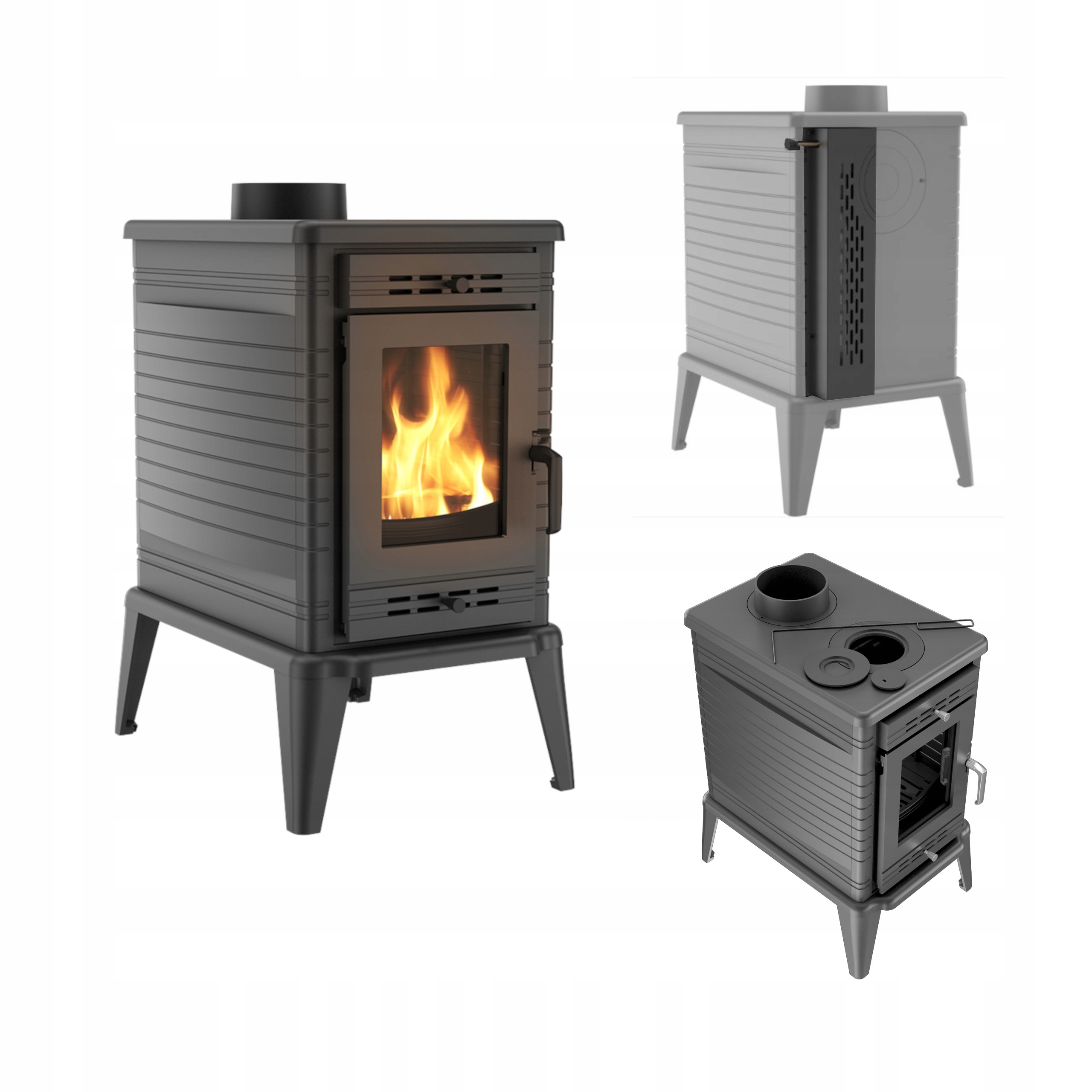 Kamna Koza K10 fi 130 Asdp s automatickou regulací vzduchu Eko