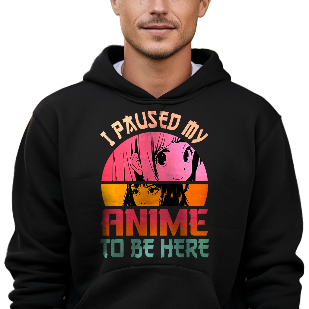 Mikina S Kapucí Mládežnická Černá S Ramen Panda Styl MIX Vzor