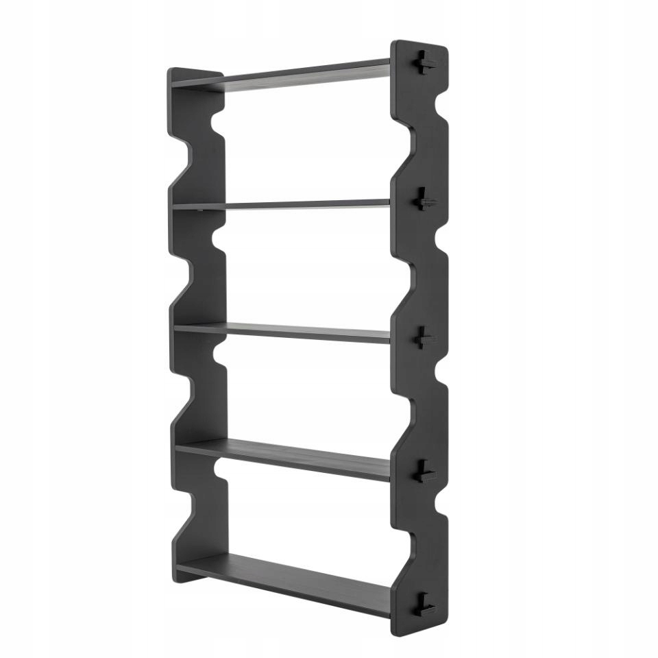 Bloomingville Savoya Regál Drevený 140 cm Čierny