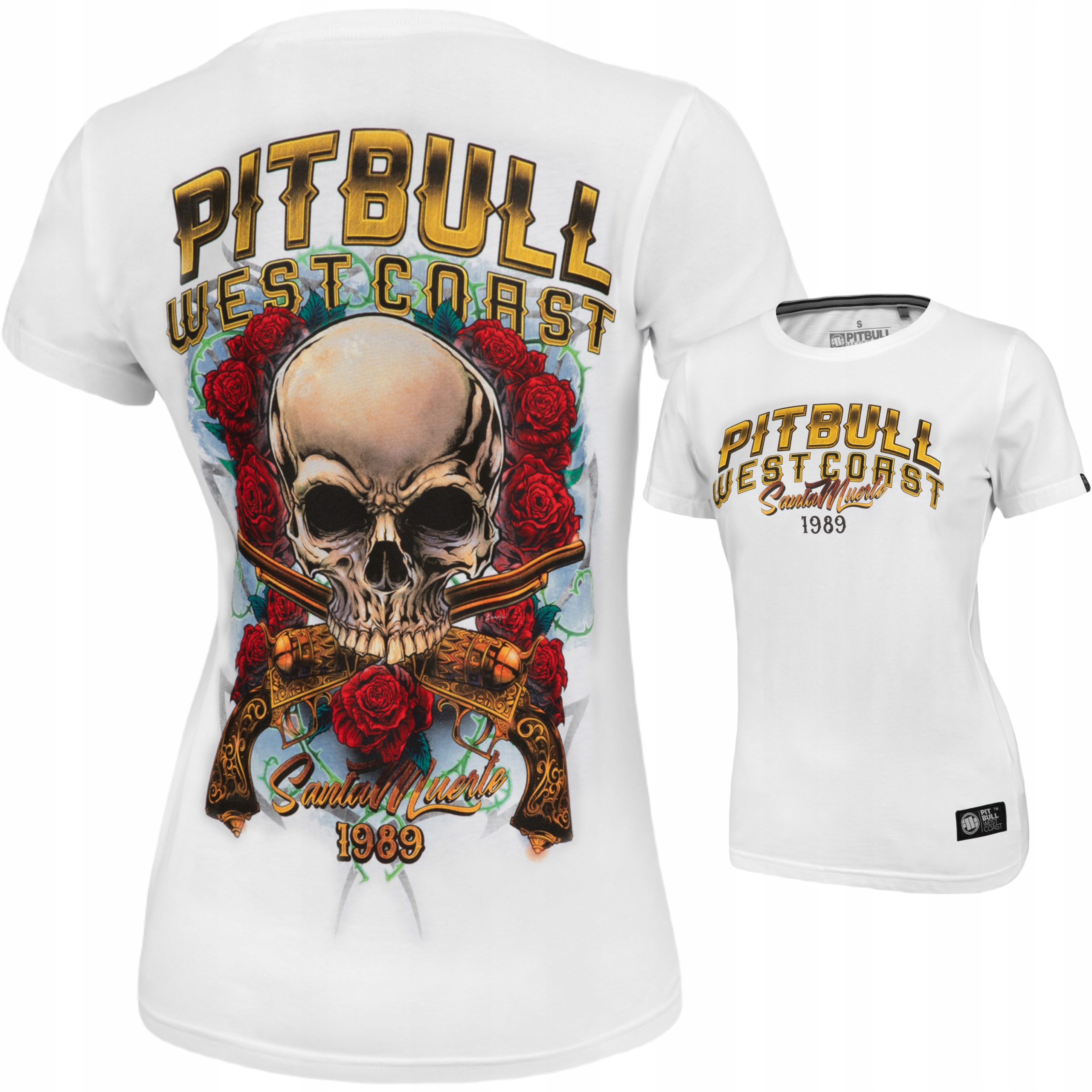 

T-shirt Damski Pit Bull Dopasowany Santa Muerte M